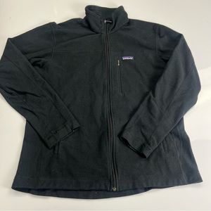 Patagonia kids black zipper jacket L L10-18